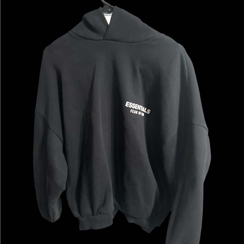 Essentials Fear of God Black Hoodie